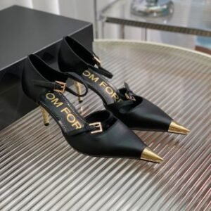 Tom Ford Padlock Pointed-Toe Sandals