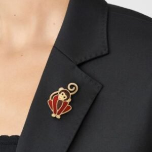 VCA Lucky Animals Monkey Brooch