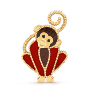 VCA Lucky Animals Monkey Brooch