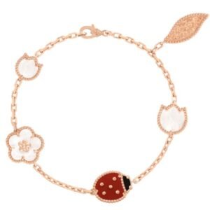 VCA Lucky Spring bracelet, 5 motifs