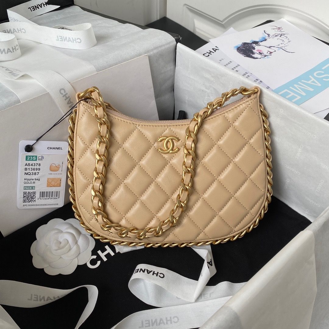 Chanel CC Chain Around Hobo Bag