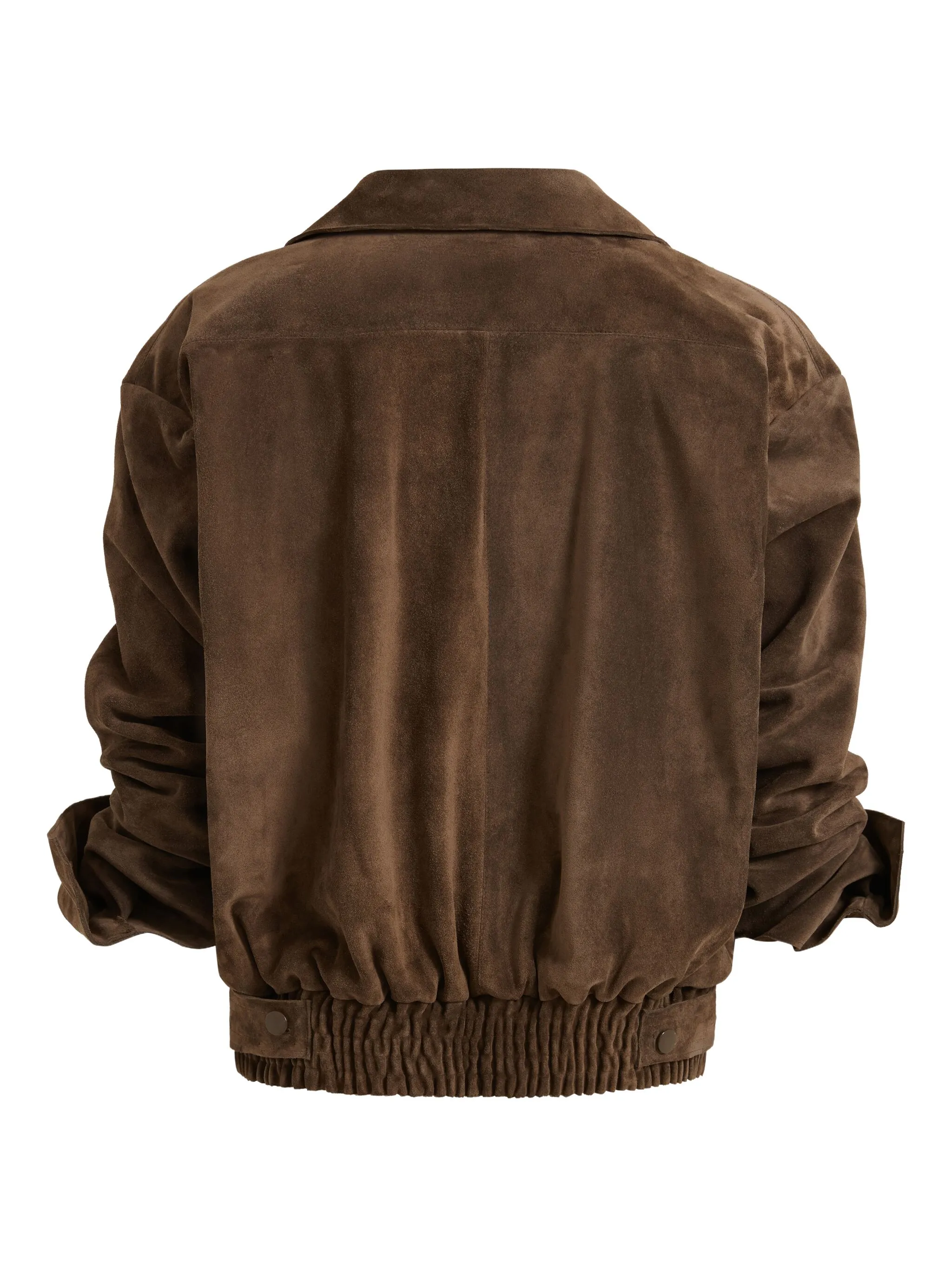 Barlington Cropped Suede Shirt Jacket