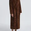 Birthday Coat in Toffee Shearling