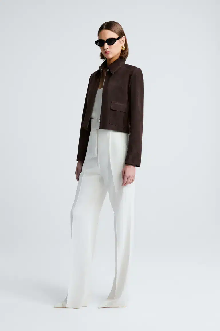 Bleeker Suede Mocha Jacket
