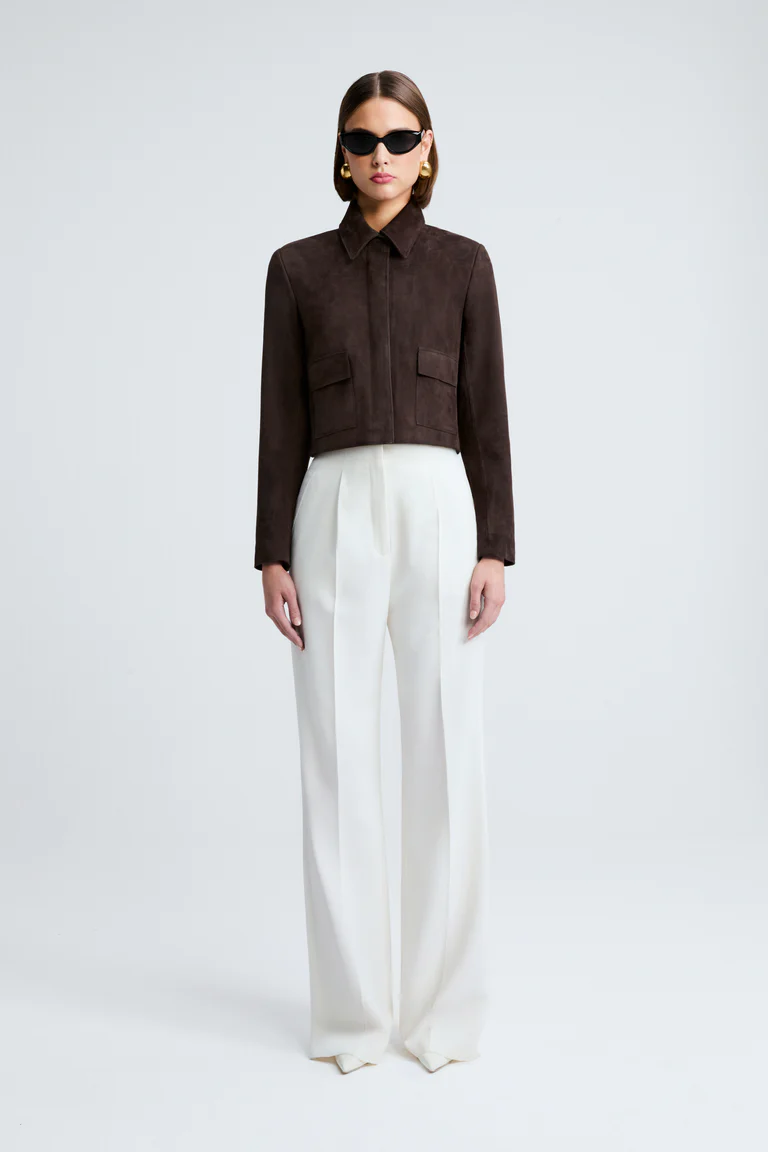Bleeker Suede Mocha Jacket