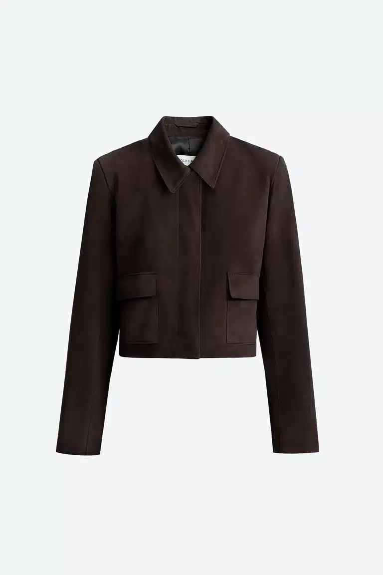 Bleeker Suede Mocha Jacket