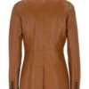 Chloé Single-Breasted Leather Blazer