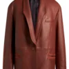Etro Single-Breasted Leather Blazer