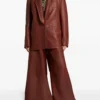 Etro Single-Breasted Leather Blazer