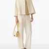 Fabiana Filippi Ivory Leather Jacket