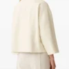 Fabiana Filippi Ivory Leather Jacket