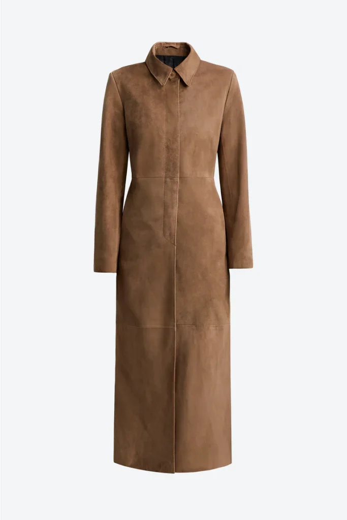 Gotham Sleek Suede Coat