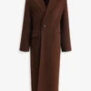 Hale Chestnut Wool Long Coat
