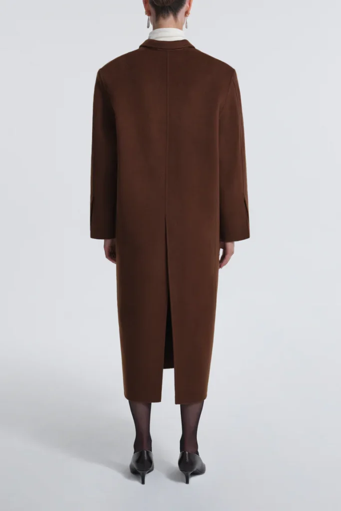Hale Chestnut Wool Long Coat