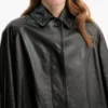 Jil Sander Oversized Leather Coat