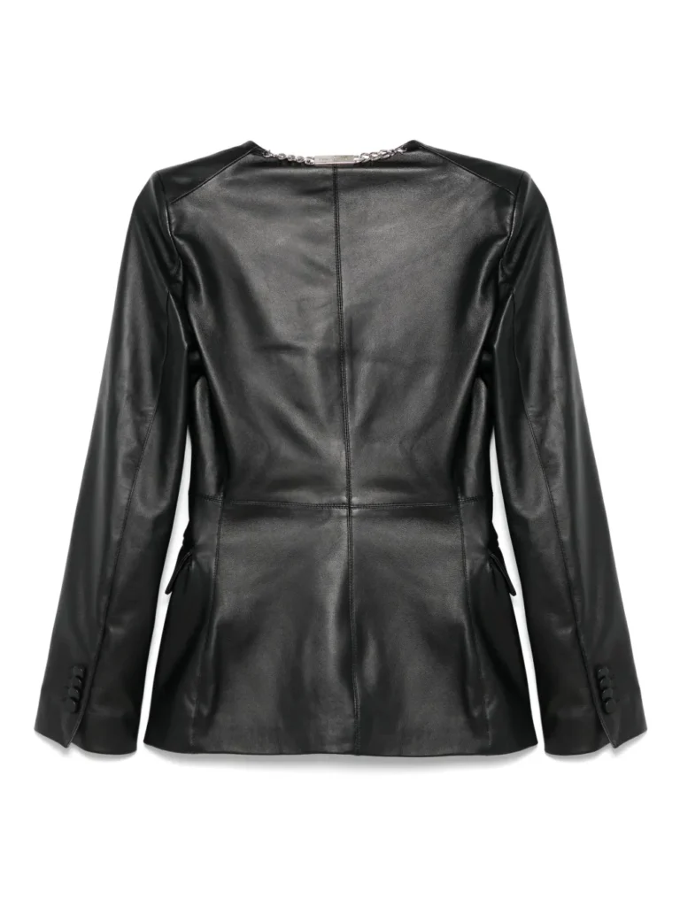 John Richmond Leather Blazer