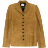 Khaite Brushed Suede Blazer