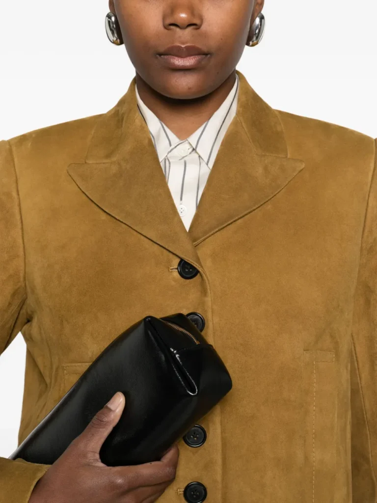 Khaite Brushed Suede Blazer