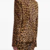 Khaite Leopard-Print Calf Hair Jacket