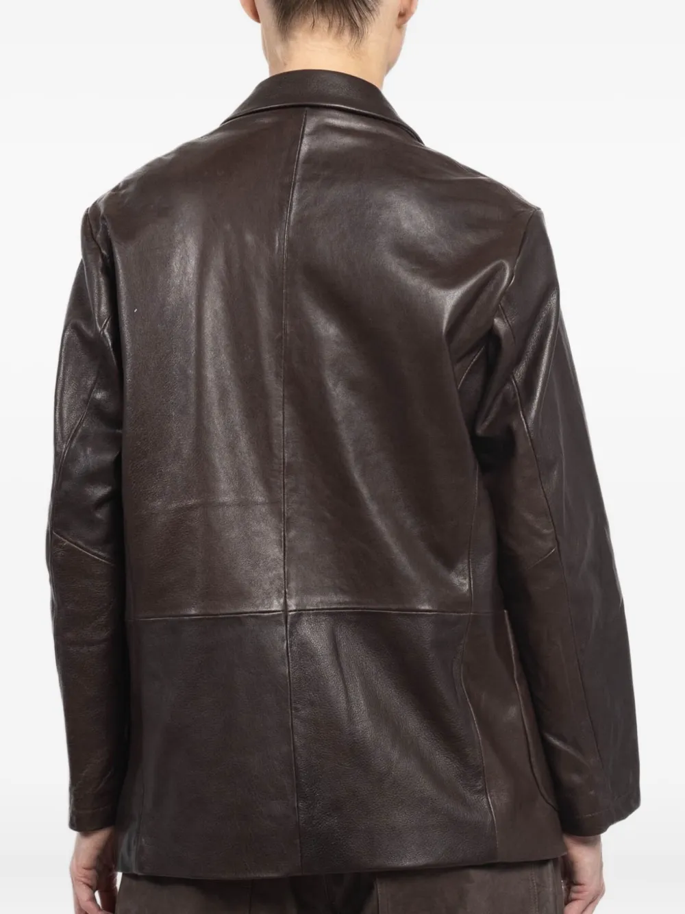 Lemaire Classic Leather Blazer