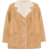 Max Mara Shearling Patch Pocket Coat