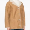 Max Mara Shearling Patch Pocket Coat