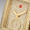 Michele Deco Madison Mid Diamond Gold Watch 4
