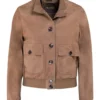 MooRER Suede Bomber Jacket