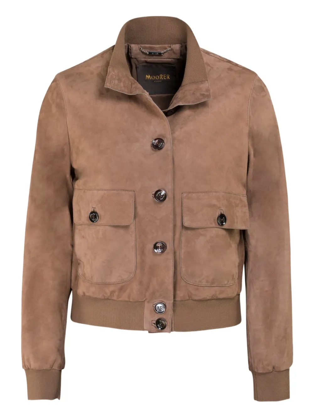 MooRER Suede Bomber Jacket