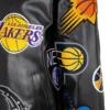 NBA Multi-Team Logo Leather Bomber Jacket