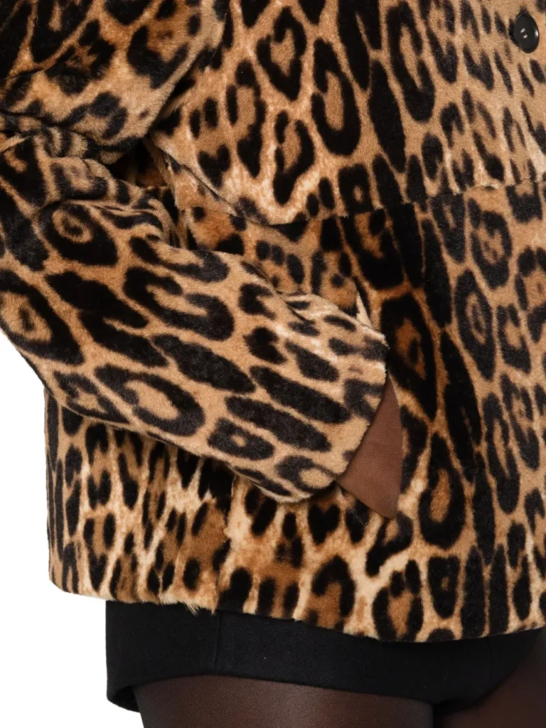 Parosh Leopard-Print Faux Fur Jacket