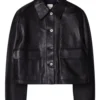 Paul Smith Cropped Leather Jacket