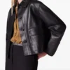 Paul Smith Cropped Leather Jacket