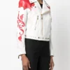 Philipp Plein Studded Embellished Biker Jacket