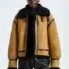Portia Biscotti Shearling Jacket