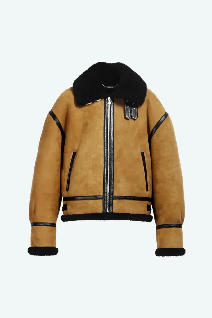 Portia Biscotti Shearling Jacket