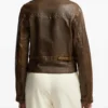 Ralph Lauren Studded Leather Biker Jacket