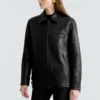 Ryan Black Leather Jacket