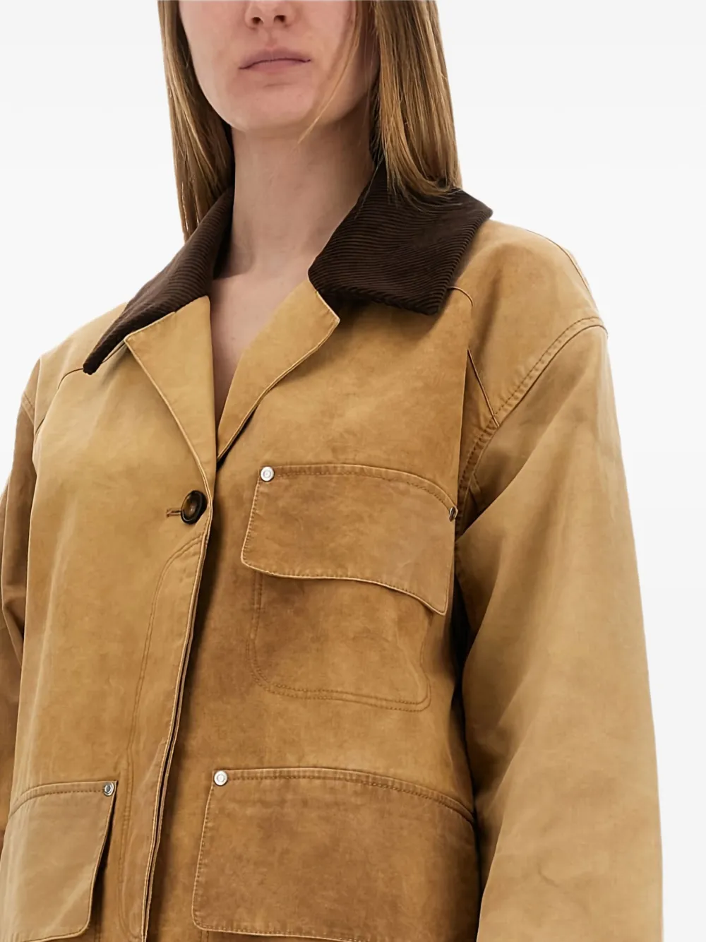 Stella McCartney Suede Workwear Jacket