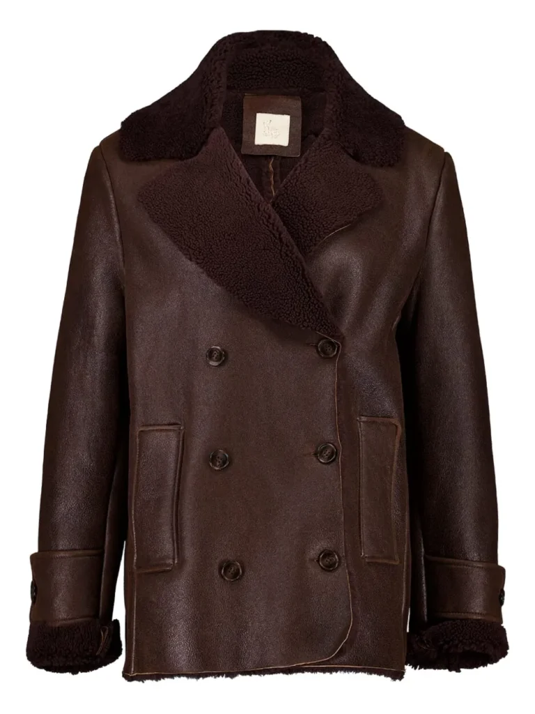 Yves Salomon Shearling Double-Breasted Jacket