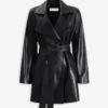 Eterna Belted Leather Jacket