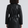 Eterna Belted Leather Jacket