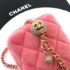 Chanel Velvet Vanity Bag with Crystal Charm