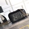 Chanel Velvet Vanity Bag with Crystal Charm