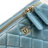Chanel Velvet Vanity Bag with Crystal Charm