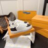 Louis Vuitton Time Out Sneaker – Monogram Canvas & White Calf Leather