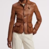 Ralph Lauren Brown Leather Jacket