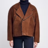 Sandro Paris Suede Oversized Jacket