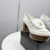 CHANEL Platform Loafer Heels