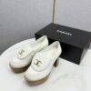 CHANEL Platform Loafer Heels